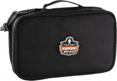 Ergodyne - 1 Pocket Black Polyester Tool Bag - 7-1/2" Wide x 4-1/2" Deep x 3" High - Eagle Tool & Supply