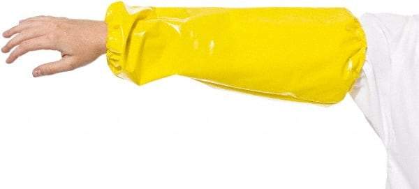 PolyConversions - Size Universal, Yellow Polyolefin Sleeve - 18" Long Sleeve, Elastic Opening at Both Ends - Eagle Tool & Supply