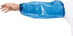 PolyConversions - Size Universal, Blue Polyolefin Sleeve - 18" Long Sleeve, Elastic Opening at Both Ends - Eagle Tool & Supply