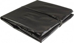 Justrite - 60" Long x 60" Wide Vinyl Tarp & Dust Cover - Black, Grommet - Eagle Tool & Supply
