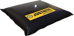 Justrite - 66" Long x 42" Wide, Vinyl Drain Seal - Black, Use to Stop Contaminated Groundwater From Going Down the Drain - Eagle Tool & Supply