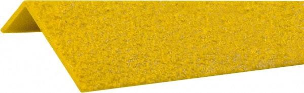 Rust-Oleum - Yellow Solid Color Anti-Slip Vinyl Strip - 2-1/4" Wide x 4' Long x 1" Thick, General Traffic - Eagle Tool & Supply