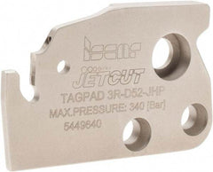 Iscar - Right Hand Cut Indexable Grooving Cartridge - TAG N-A, TAG N-C/W/M, TAG N-J/JS/JT, TAG N-LF, TAG N-MF, TAG N-UT, TAG R/L-C, TAG R/L-J/JS Insert Style - Eagle Tool & Supply