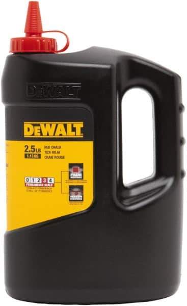 DeWALT - 25 Lb Container Chalk Refill - Red - Eagle Tool & Supply