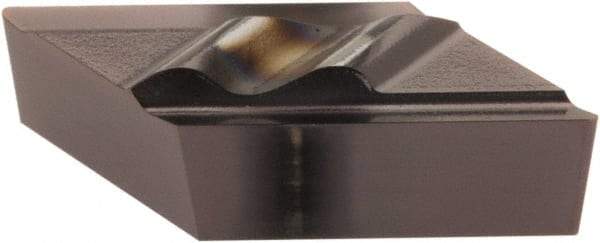 Tool-Flo - FLPR132, AC3R Grade Carbide Profiling Insert - AlTiN Finish, 55° Incl Angle, Parallelogram, 3/16" Thick, 0.031" Corner Radius - Eagle Tool & Supply