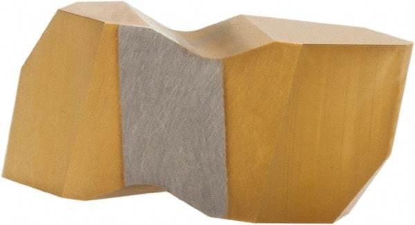 Hertel - IJ3010 Grade HC120, External UNJ Threading Insert - 16 TPI Ext Pitch, Right Hand Insert, TiN Finish, Carbide - Eagle Tool & Supply