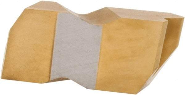 Hertel - IDC3115 Grade HC120, Internal/External NPT Threading Insert - 11-1/2 TPI Ext Pitch, 11-1/2 TPI Int Pitch, Right Hand Insert, TiN Finish, Carbide - Eagle Tool & Supply