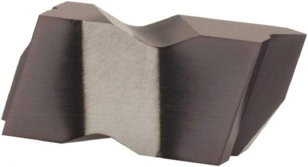 Hertel - IDC38 Grade HC215, Internal/External API Round Threading Insert - 8 TPI Ext Pitch, 8 TPI Int Pitch, Left Hand Insert, TiAlN Finish, Carbide - Eagle Tool & Supply