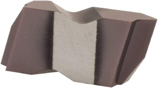 Hertel - ITC3 Grade HC225, External UN Threading Insert - 24 TPI Ext Pitch, Right Hand Insert, TiAlN Finish, Carbide - Eagle Tool & Supply