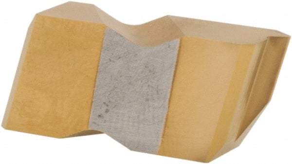 Hertel - ITC3 Grade HC120, External UN Threading Insert - 24 TPI Ext Pitch, Right Hand Insert, TiN Finish, Carbide - Eagle Tool & Supply