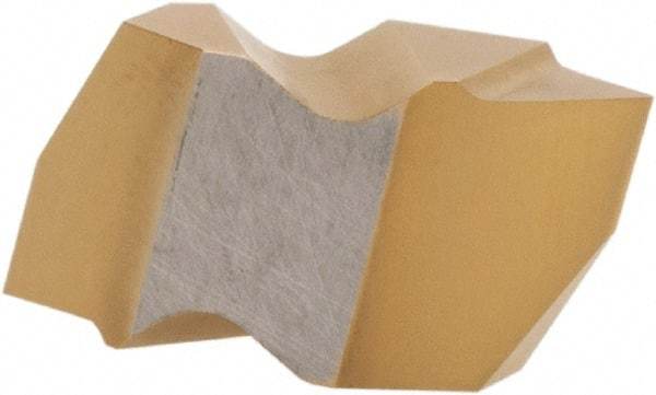 Hertel - ITP2 Grade HC120, Internal/External Partial Profile 60° Threading Insert - 0.7 to 30mm & 8 to 36 TPI Ext Pitch, 1.25 to 3.5mm & 7 to 20 TPI Int Pitch, Left Hand Insert, TiN Finish, Carbide - Eagle Tool & Supply