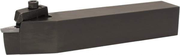 Hertel - VPGR.33., 0° Lead Angle IVVC External Neutral Indexable Profiling Toolholder - 1" Shank Height x 1" Shank Width, 6" Long, Steel - Eagle Tool & Supply