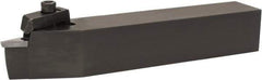 Hertel - VPGR.33., 0° Lead Angle IVVC External Neutral Indexable Profiling Toolholder - 1" Shank Height x 1" Shank Width, 6" Long, Steel - Eagle Tool & Supply