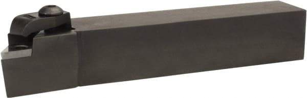 Hertel - DPGR 432, -5° Lead Angle IDLP External Left Hand Indexable Profiling Toolholder - 1" Shank Height x 1" Shank Width, 5" Long, Steel - Eagle Tool & Supply