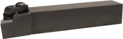 Hertel - DPGR 432, -5° Lead Angle IDLP External Left Hand Indexable Profiling Toolholder - 1" Shank Height x 1" Shank Width, 5" Long, Steel - Eagle Tool & Supply