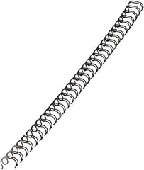 FELLOWES - 1/2" Diam Binding Machine Comb - Holds up to 100 Sheets - Eagle Tool & Supply