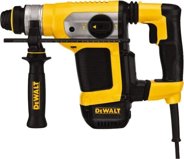 DeWALT - 1-1/8" SDS Chuck Electric Rotary Hammer - 0 to 4,700 BPM, 0 to 820 RPM, Reversible - Eagle Tool & Supply