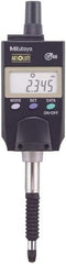 Mitutoyo - 0 to 12.7mm Range, 0.0005 & 0.00005" Graduation, Electronic Drop Indicator - Includes NIST Traceability Certification - Eagle Tool & Supply