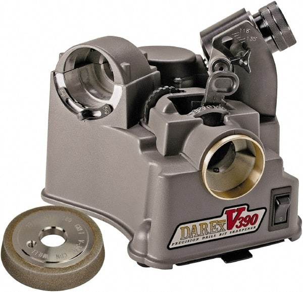 Darex - 1/4 Hp, Drill Bit Sharpener - 115 Volts, For Use On Drill Bits - Eagle Tool & Supply