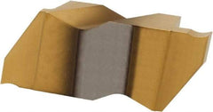 Hertel - 3094IGD K Grade HC120, 2.39mm Cutting Width Carbide Grooving Insert - 1/4" Max Depth of Cut, Left Hand, TiN Finish - Eagle Tool & Supply