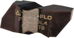 Tool-Flo - FLAS3 Grade AC3, Internal/External Stub Acme Threading Insert - 8 TPI Ext Pitch, 8 TPI Int Pitch, Left Hand Insert, AlTiN Finish, Carbide - Eagle Tool & Supply