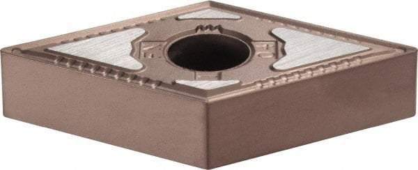 Kennametal - DNMG431 FN Grade KCP10B Carbide Turning Insert - 55° Diamond, 1/2" Inscr Circle, 3/16" Thick, 1/64" Corner Radius - Eagle Tool & Supply