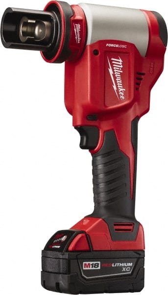 Milwaukee Tool - 20 Piece, 1-1/2 to 2" Punch Hole Diam, Power Knockout Set - Eagle Tool & Supply