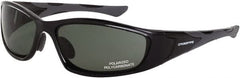 CrossFire - Blue Mirror Lenses, Framed Polarized Glasses - Eagle Tool & Supply