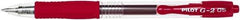 Pilot - Conical Roller Ball Pen - Red - Eagle Tool & Supply