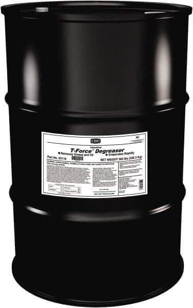 CRC - 55 Gal Drum Cleaner/Degreaser - Liquid, HFC, DCE, Unscented - Eagle Tool & Supply