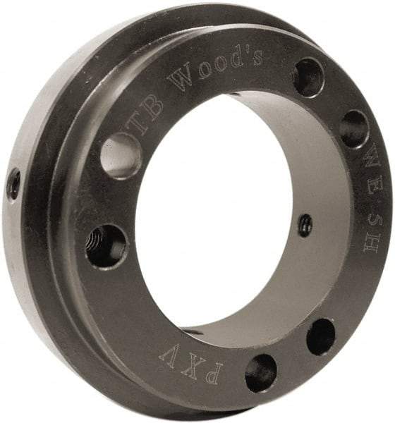 TB Wood's - 8.13" Hub, WE50 Flexible Bushed Coupling Hub - 8.13" OD, 1-3/4" OAL, Steel, Order 2 Hubs with Same OD & 1 Insert for Complete Coupling - Eagle Tool & Supply