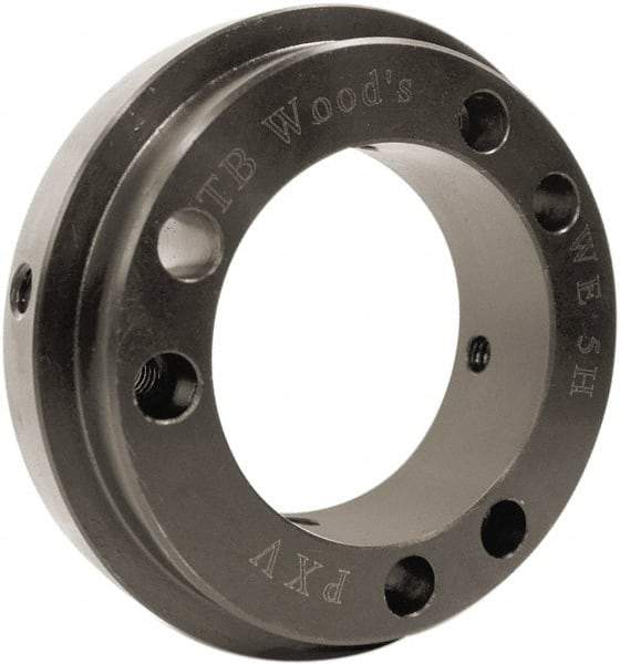 TB Wood's - 11.3" Hub, WE80 Flexible Bushed Coupling Hub - 11.3" OD, 4" OAL, Steel, Order 2 Hubs with Same OD & 1 Insert for Complete Coupling - Eagle Tool & Supply