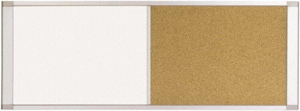 MasterVision - 18" High x 36" Wide Combination, Bulletin/Magnetic Dry Erase - Steel - Eagle Tool & Supply