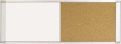MasterVision - 18" High x 36" Wide Combination, Bulletin/Magnetic Dry Erase - Steel - Eagle Tool & Supply