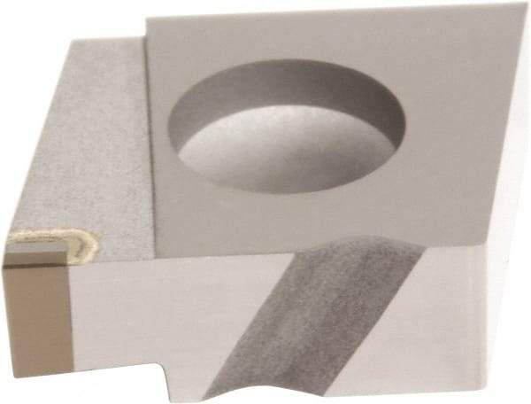 Sumitomo - 1506500CGA Grade BN2000, 5mm Cutting Width PCBN Grooving Insert - 5mm Max Depth of Cut, Left Hand, 0.2007mm Corner Radius, Uncoated - Eagle Tool & Supply
