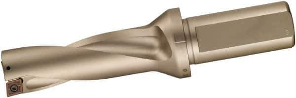 Sumitomo - 97mm Max Drill Depth, 2xD, 46mm Diam, Indexable Insert Drill - 2 Inserts, 40mm Shank Diam, Whistle Notch Shank - Eagle Tool & Supply
