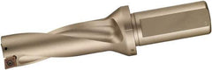 Sumitomo - 53mm Max Drill Depth, 2xD, 25mm Diam, Indexable Insert Drill - 2 Inserts, 25mm Shank Diam, Straight Shank - Eagle Tool & Supply