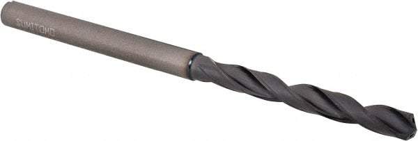 Sumitomo - #3 135° Solid Carbide Jobber Drill - TiAlCr/TiSi Finish, 3.937" OAL - Eagle Tool & Supply