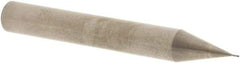 Sumitomo - 2mm Diam, 1.4mm LOC, 2 Flute Ball End Mill - Cubic Boron Nitride Finish, Single End, 50mm OAL, 4mm Shank Diam - Eagle Tool & Supply