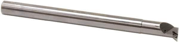 Sumitomo - 1.3" Min Bore Diam, 12" OAL, 1" Shank Diam, A-SDUP Indexable Boring Bar - DPMT 32.52 Insert, Screw Holding Method - Eagle Tool & Supply