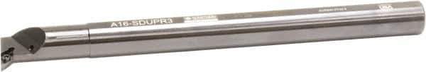Sumitomo - 1.3" Min Bore Diam, 12" OAL, 1" Shank Diam, A-SDUP Indexable Boring Bar - DPMT 32.52 Insert, Screw Holding Method - Eagle Tool & Supply