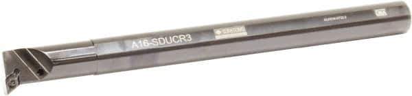 Sumitomo - 1.3" Min Bore Diam, 12" OAL, 1" Shank Diam, A-SDUC Indexable Boring Bar - DCMT 32.52 Insert, Screw Holding Method - Eagle Tool & Supply