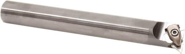 Sumitomo - 1-3/4" Min Bore Diam, 10" OAL, 1-1/4" Shank Diam, A-DTR Indexable Boring Bar - 1.575" Max Bore Depth, DNMG Insert, Clamp Holding Method - Eagle Tool & Supply