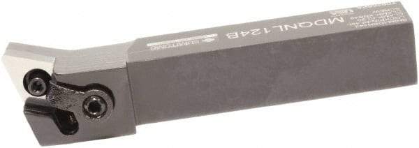 Sumitomo - MDQN, Left Hand Cut, -17.5° Lead Angle, 1" Shank Height x 1" Shank Width, Negative Rake Indexable Turning Toolholder - 6" OAL, DNMG 432 Insert Compatibility, Series Multi-Option - Eagle Tool & Supply
