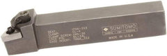 Sumitomo - MTJN, Right Hand Cut, -3° Lead Angle, 3/4" Shank Height x 3/4" Shank Width, Negative Rake Indexable Turning Toolholder - 4-1/2" OAL, TNMG 43 Insert Compatibility, Series Multi-Option - Eagle Tool & Supply