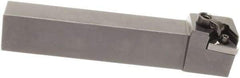 Sumitomo - MTGN, Left Hand Cut, 0° Lead Angle, 5/8" Shank Height x 5/8" Shank Width, Negative Rake Indexable Turning Toolholder - 4-1/2" OAL, TNMG 322 Insert Compatibility, Series Multi-Option - Eagle Tool & Supply