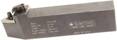 Sumitomo - MTEN, Neutral Cut, 30° Lead Angle, 1" Shank Height x 1" Shank Width, Negative Rake Indexable Turning Toolholder - 6" OAL, TNMG 43 Insert Compatibility, Series Multi-Option - Eagle Tool & Supply