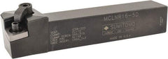 Sumitomo - MCLN, Right Hand Cut, -5° Lead Angle, 1" Shank Height x 1" Shank Width, Negative Rake Indexable Turning Toolholder - 6" OAL, CNMG 543 Insert Compatibility, Series Multi-Option - Eagle Tool & Supply