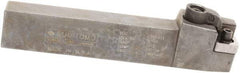 Sumitomo - MCRN, Left Hand Cut, 15° Lead Angle, 3/4" Shank Height x 3/4" Shank Width, Positive Rake Indexable Turning Toolholder - 4-1/2" OAL, CNMG 432 Insert Compatibility, Series Multi-Option - Eagle Tool & Supply