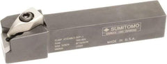 Sumitomo - DTFN, Right Hand Cut, 91° Lead Angle, 3/4" Shank Height x 3/4" Shank Width, Indexable Turning Toolholder - 4-1/2" OAL, TNMG 33 Insert Compatibility, Series Dual Clamp - Eagle Tool & Supply